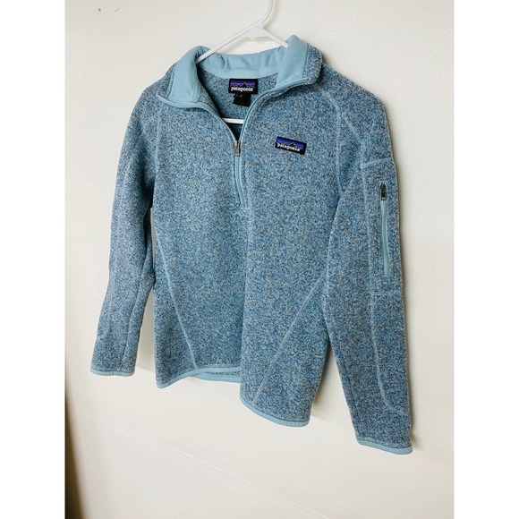 Patagonia Tops - Patagonia Better Sweater 1/4 Zip Light Blue
